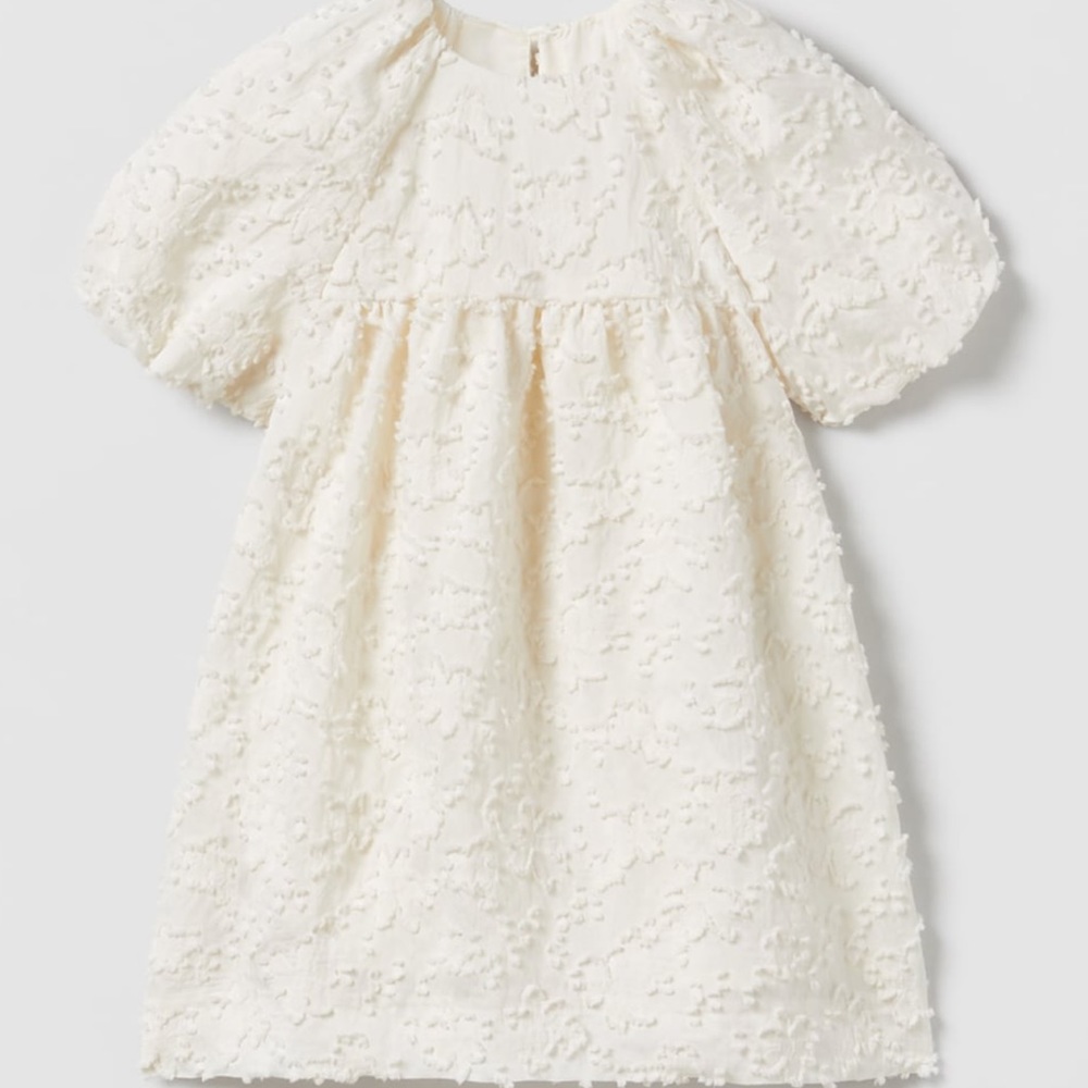 Zara Floral Feather Dress